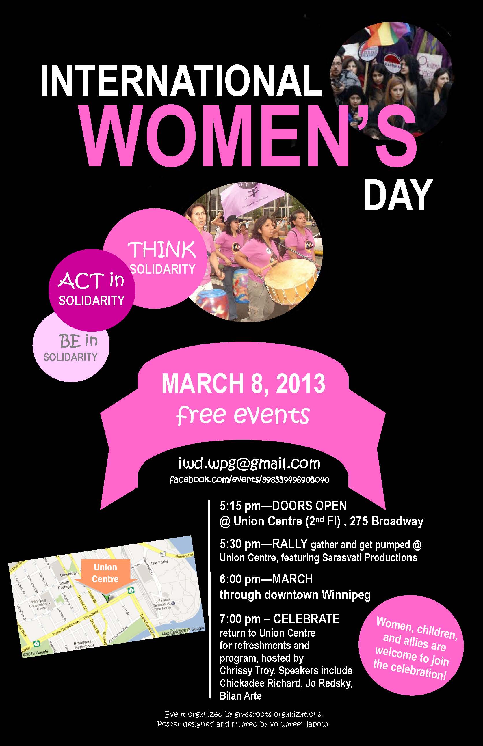 CUPE Local 500 International Women's Day is March 8