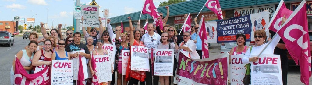 ATU 1505 supporting CUPE 3085