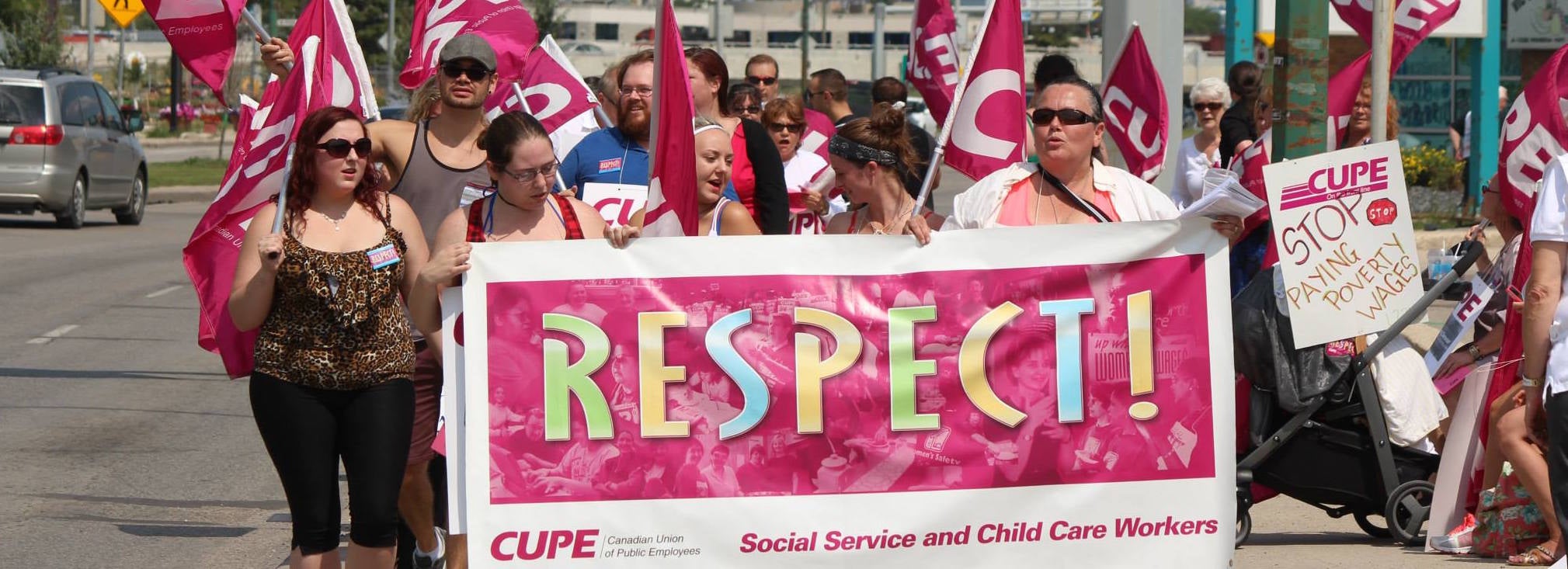 "Local 3085 Info Pickets at Minister of Family Services Office" thumbnail
