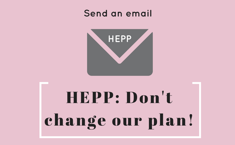 "Contact HEPP to oppose changes to the Healthcare Employees’ Pension Plan" thumbnail