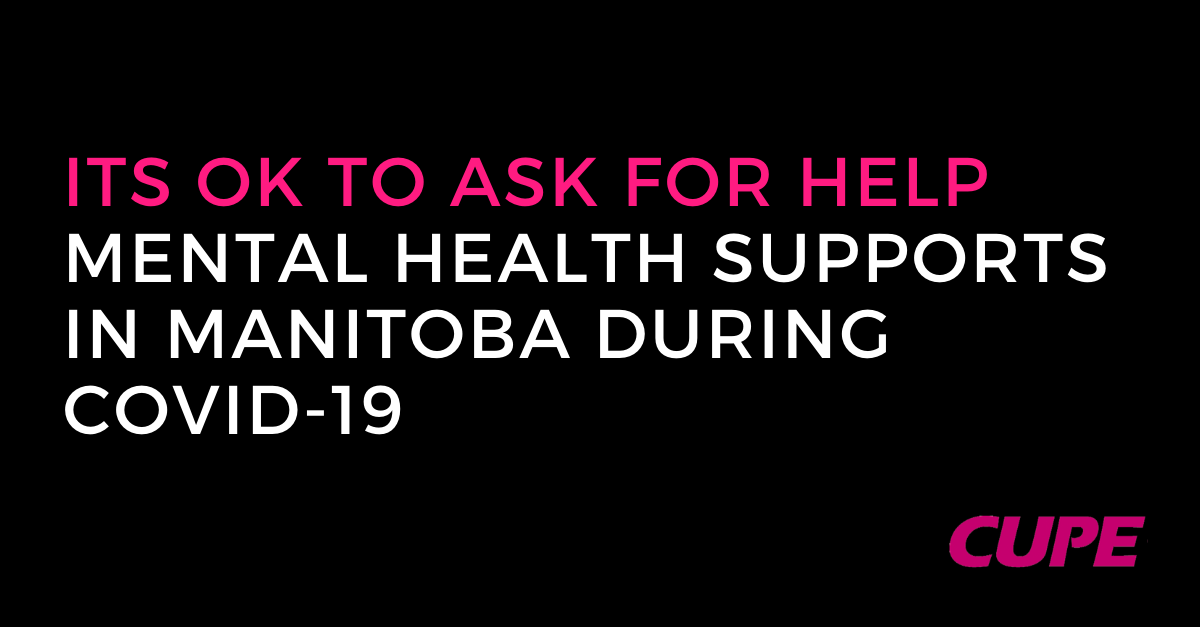 "Mental health supports in Manitoba during COVID-19" thumbnail