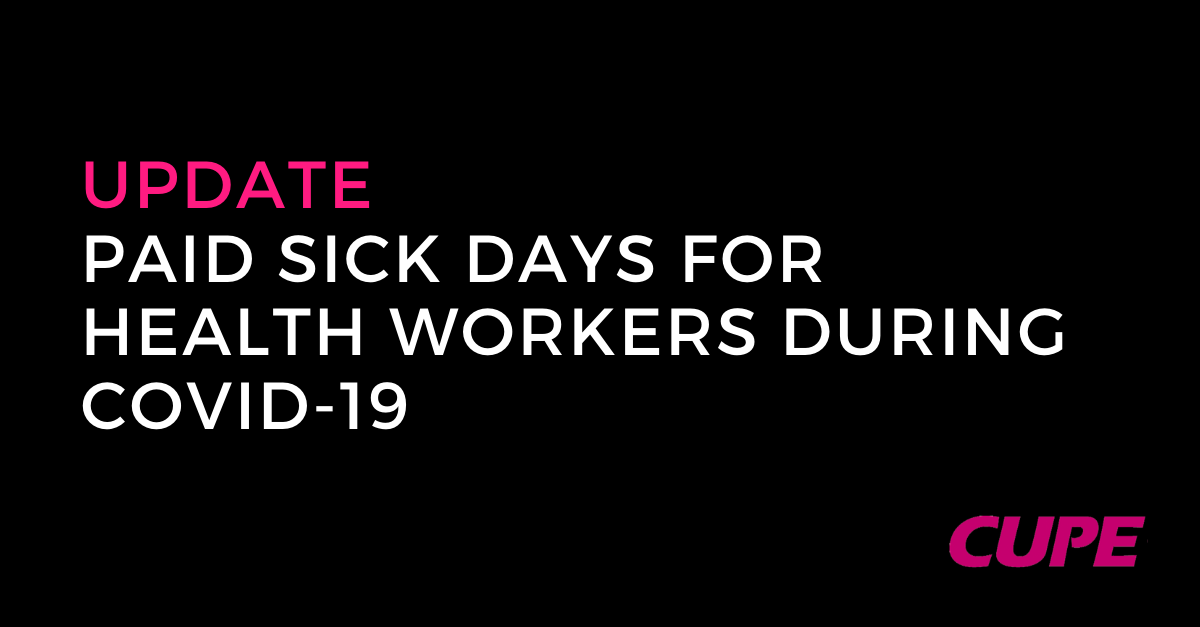 "Manitoba Government responds to CUPE’s demand for 14 days paid leave, more information needed" thumbnail