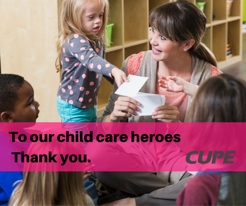 "CUPE Manitoba radio ads celebrate Week of the Early Childhood Educator" thumbnail