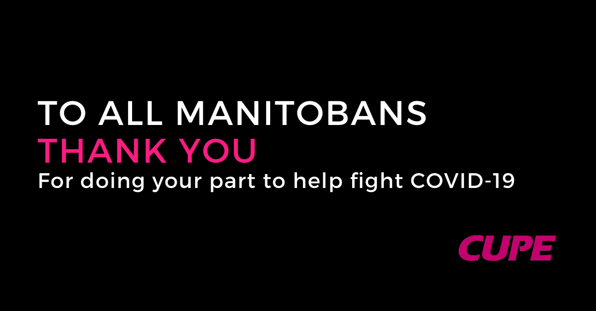 "Thank you to all Manitobans fighting to flatten the curve" thumbnail