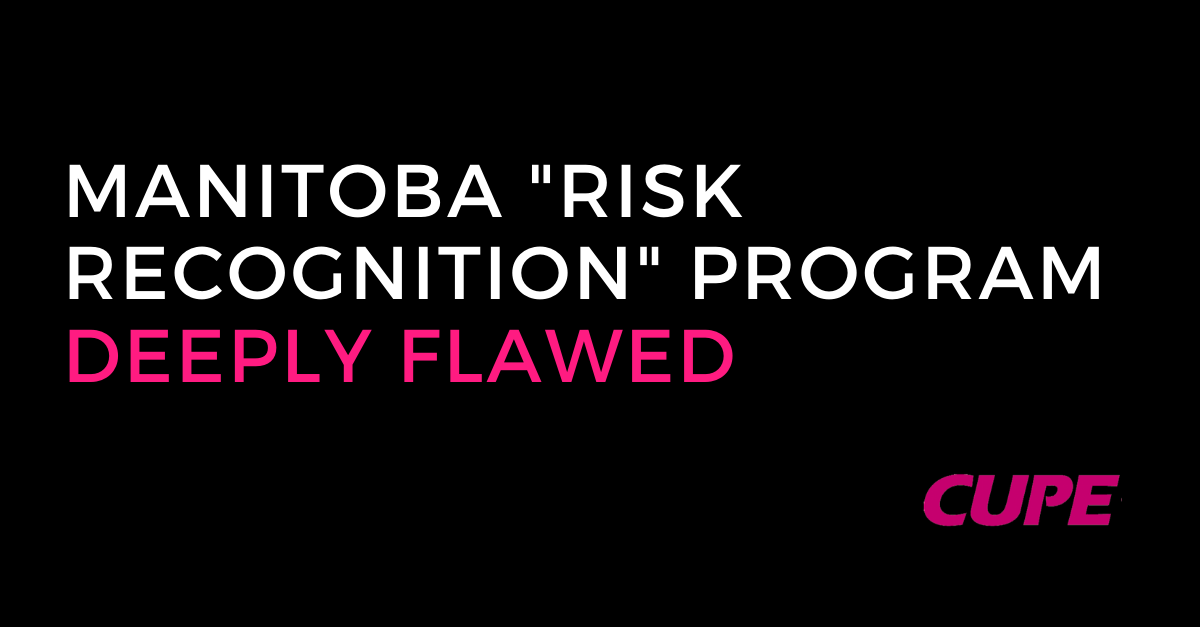 "Manitoba announces deeply flawed “risk recognition” program" thumbnail
