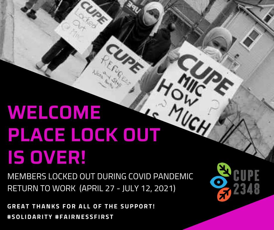 "Lockout at Welcome Place Ends" thumbnail