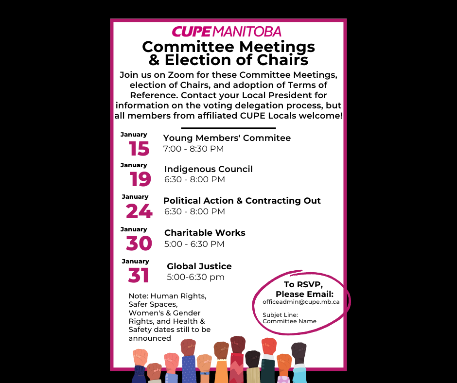 "Notice: Standing Committee Meetings & Elections" thumbnail