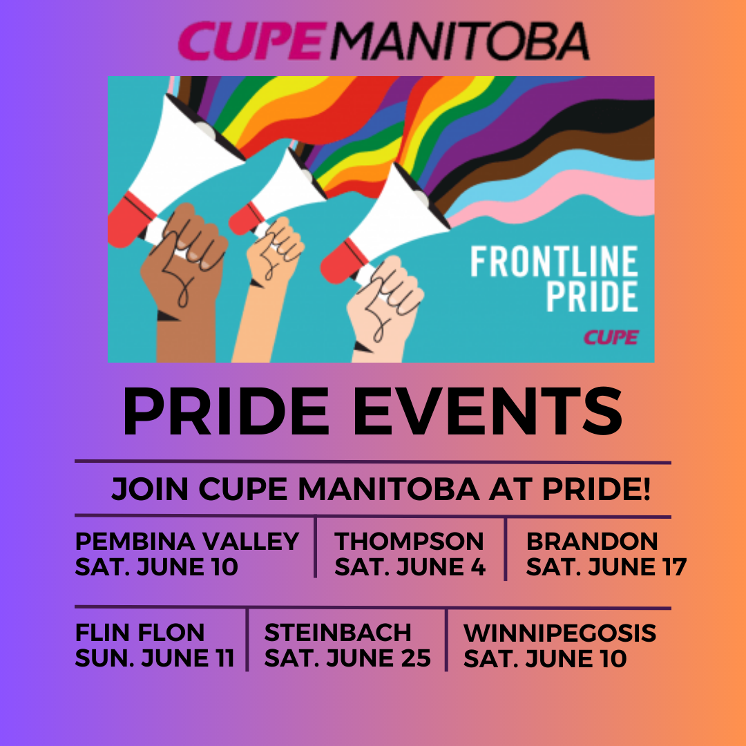 "CUPE Celebrates Pride Month Across Manitoba" thumbnail