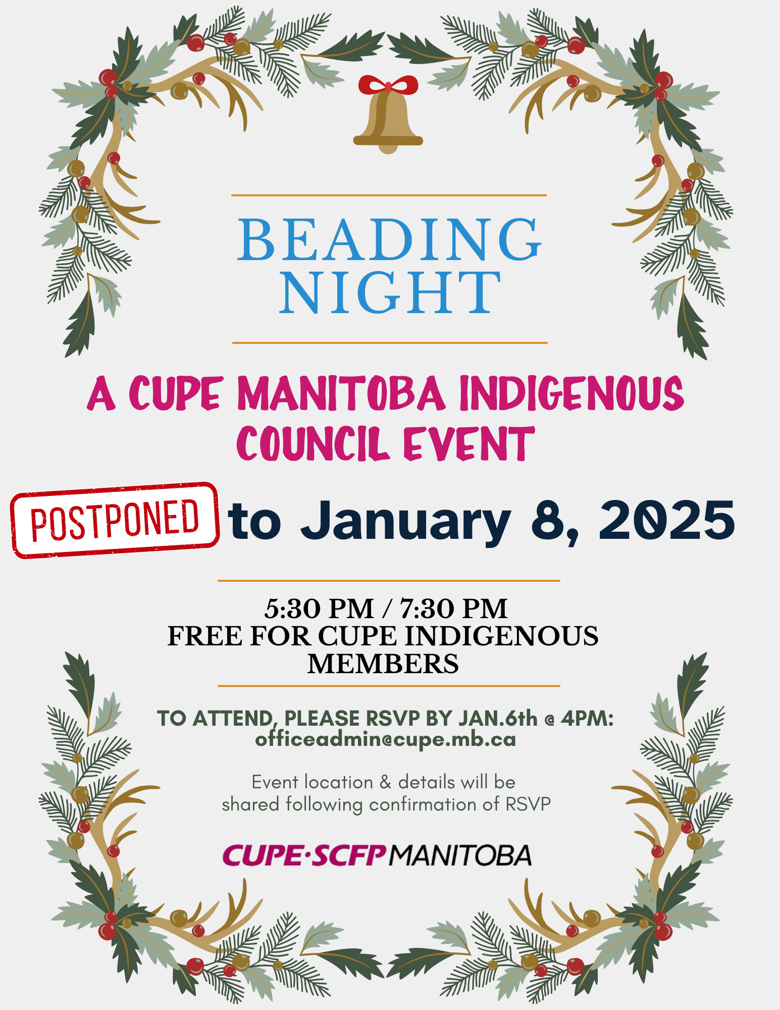 "Indigenous Council Beading Night: January 8" thumbnail